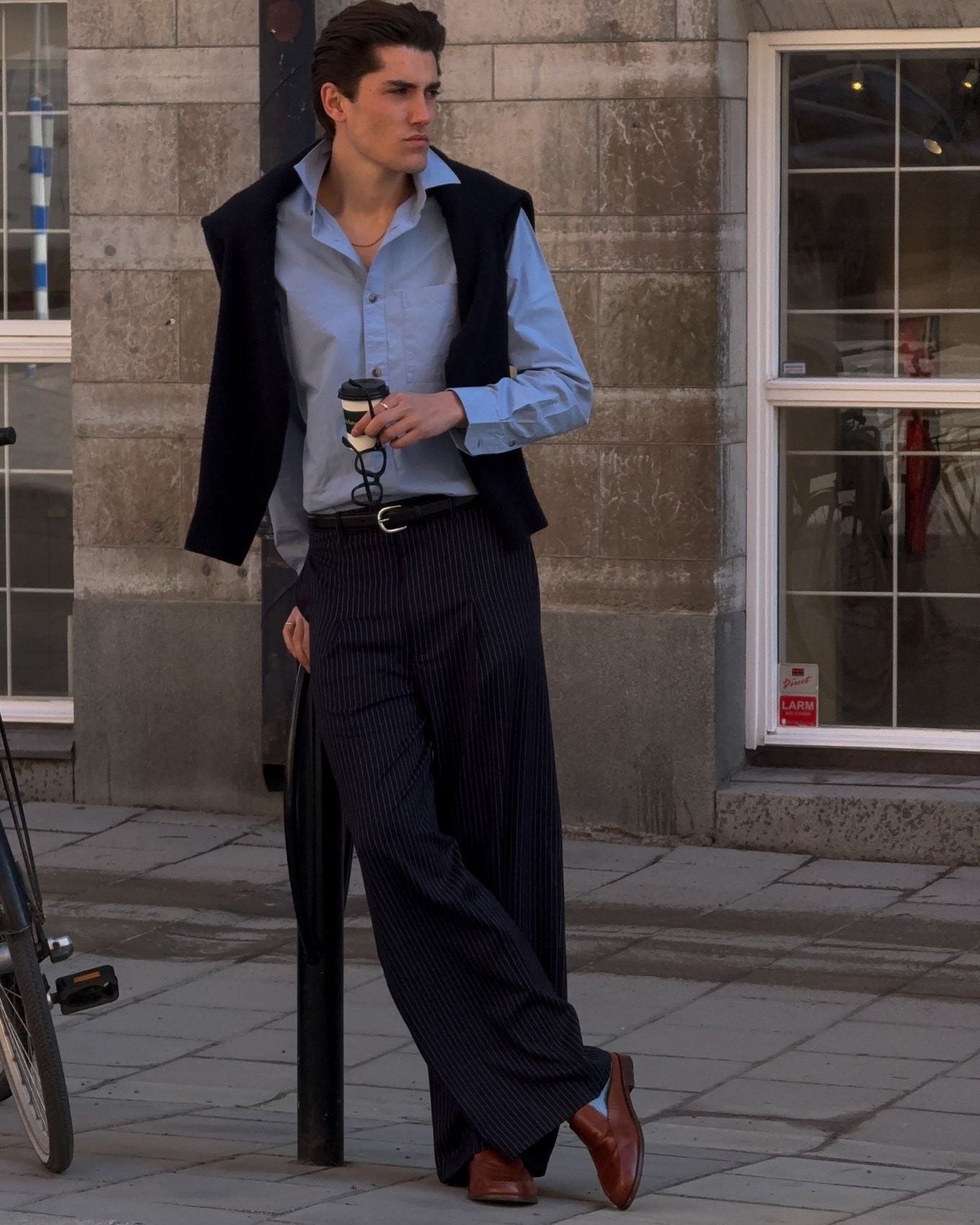 Baggy Suitpants Pinstriped